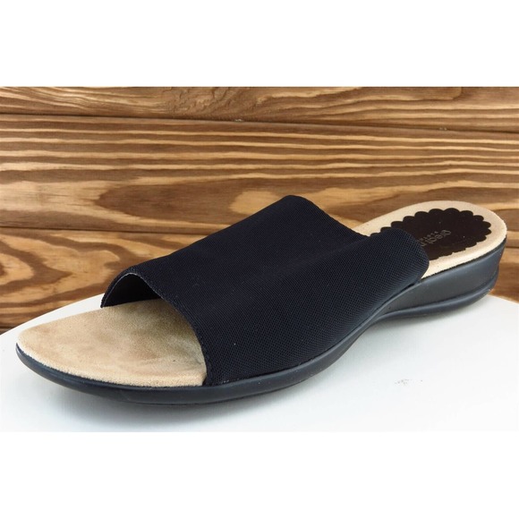 Great‎ Northwest Sz 10 M Black Slide Synthetic Women Sandals Alana - Picture 1 of 8